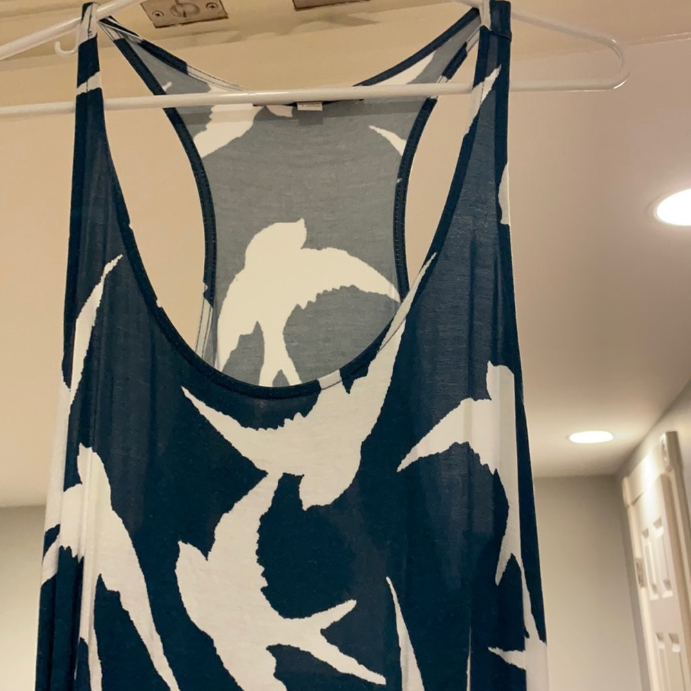 Loft Navy maxi dress - size small